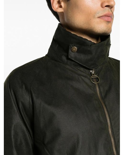 Barbour Black Embroidered Logo Jacket for men