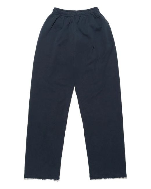 Mainless Blue Cotton Track Pants