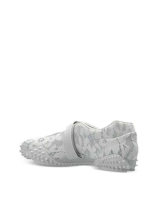 PUMA White Mostro Fey Lace Sneakers