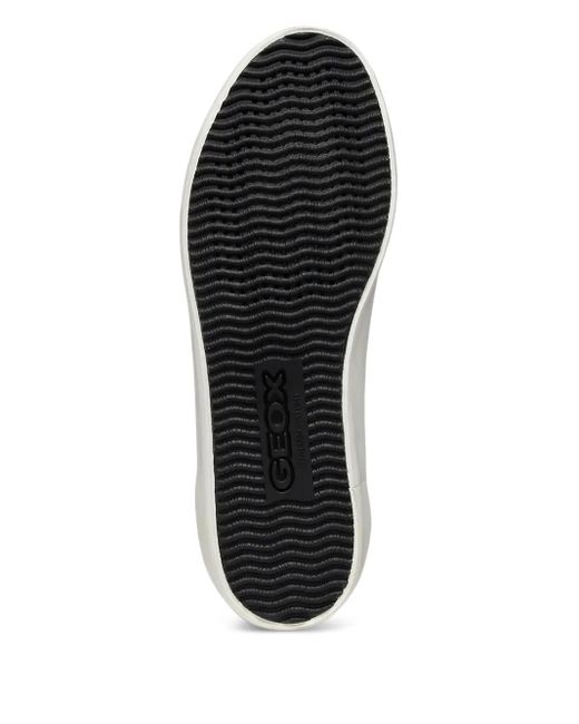 Geox White Emmeleny Panel Sneakers