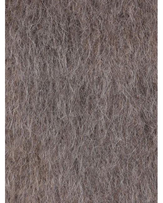 Our Legacy Brown Hooded Zipped Cardigan for men