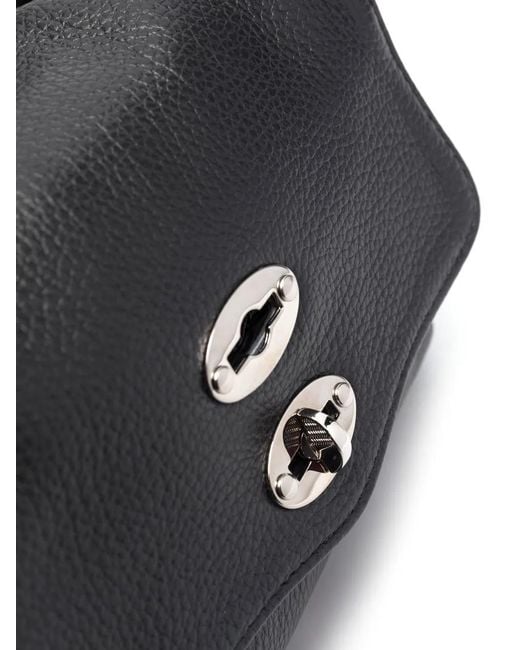Zanellato Black Baby Postina Daily Cross Body Bag