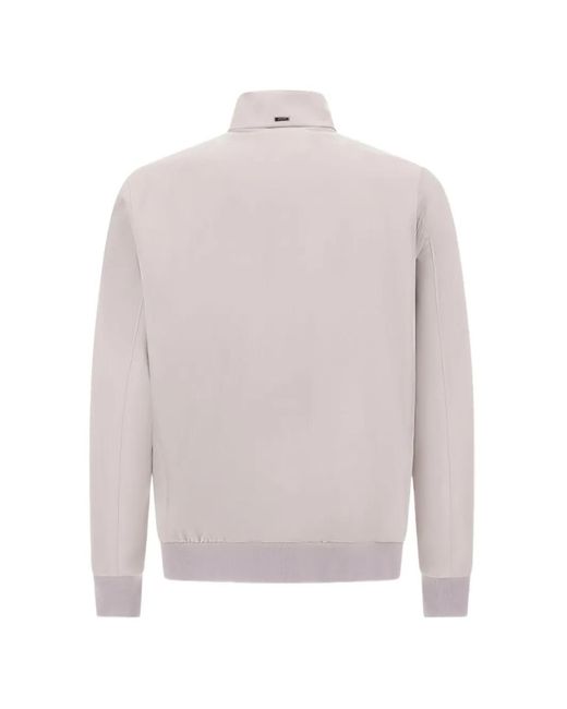 Herno Pink Zip-Up Wool Bomber Jacket for men
