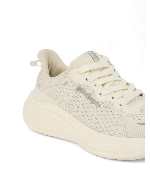 Palm Angels White Sunset Knitted Sneakers