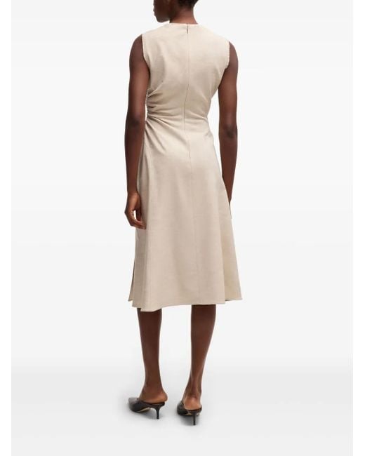 Boss Natural Sleeveless Dress