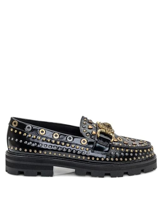 Mocassini Mansion Con Borchie di Kurt Geiger in Black