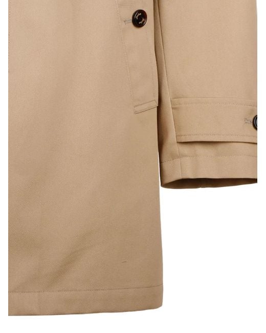 メンズ Sealup シングルトレンチコート Natural