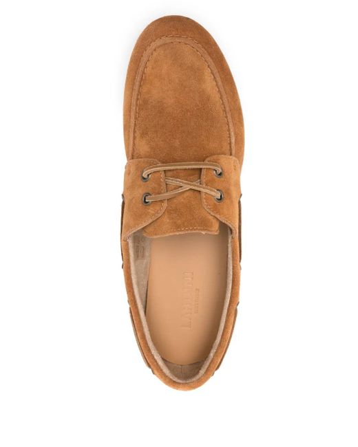 メンズ Lardini Escyrille デッキシューズ Brown