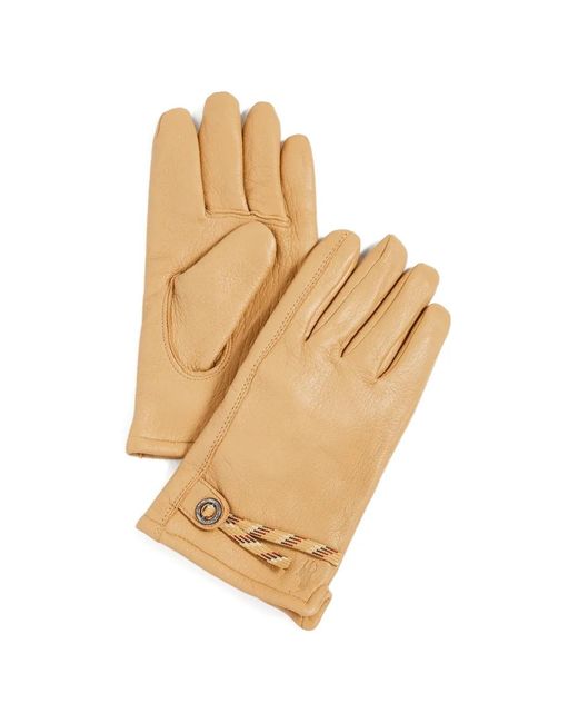 Polo Ralph Lauren Natural Rope-Detail Leather Gloves for men