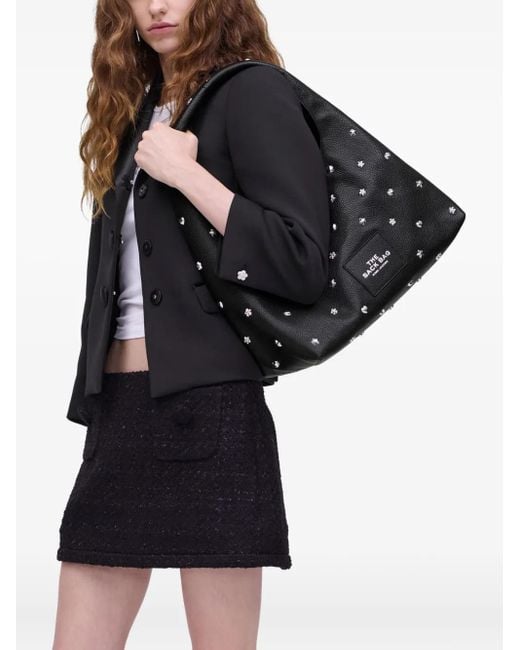 Marc Jacobs Black Mini Sack Studs Leather Bag