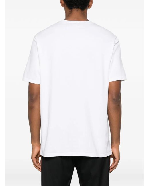 Attachment White T-Shirt À Col Rond for men