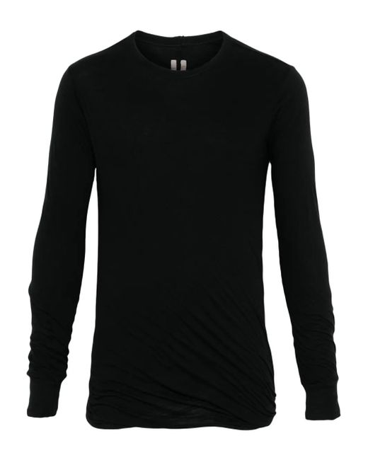 メンズ Rick Owens ラウンドネック Tシャツ Black