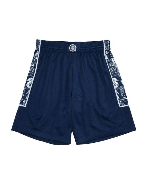 Shorts Sportivi Georgetown University 1995/96 di Mitchell & Ness in Blue da Uomo