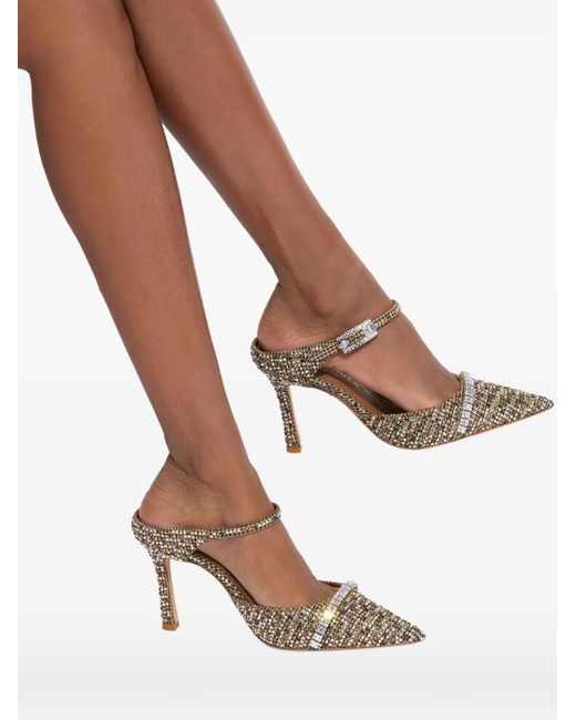 Kurt Geiger Metallic Strass Point Pumps