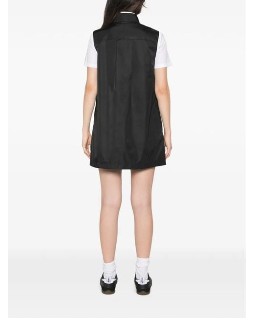 Prada Black A-Line Sleeveless Mini Dress
