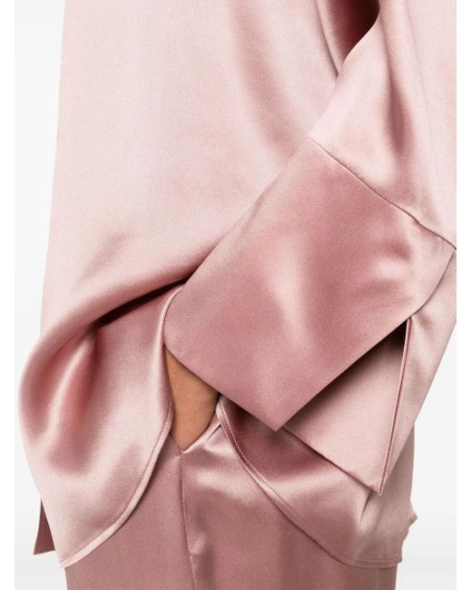 Camisa lisa Eleventy de color Pink