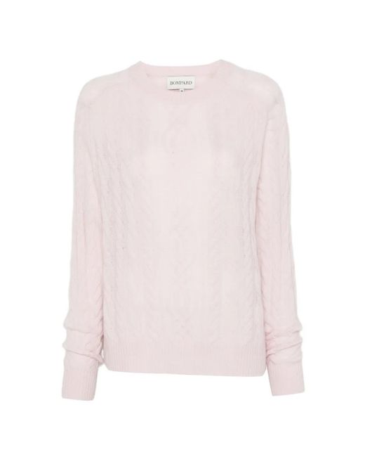 Bompard Sweater Met Ronde Hals in het Pink