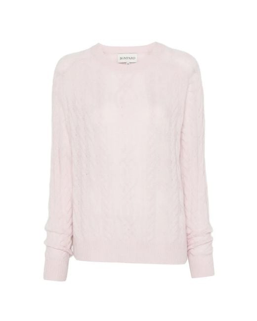 Bompard Sweater Met Ronde Hals in het Pink