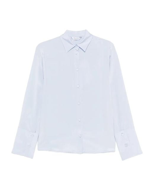 Camisa Con Botones Max Mara de color White