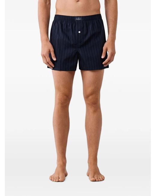 Hackett Blue Lot De Deux Boxers Harry Boxer En Coton for men