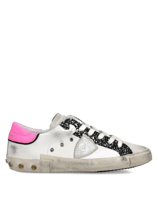 Philippe Model White Prsx Low Sneakers