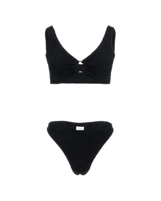 Hunza G Black Julia With Hoop Bikini