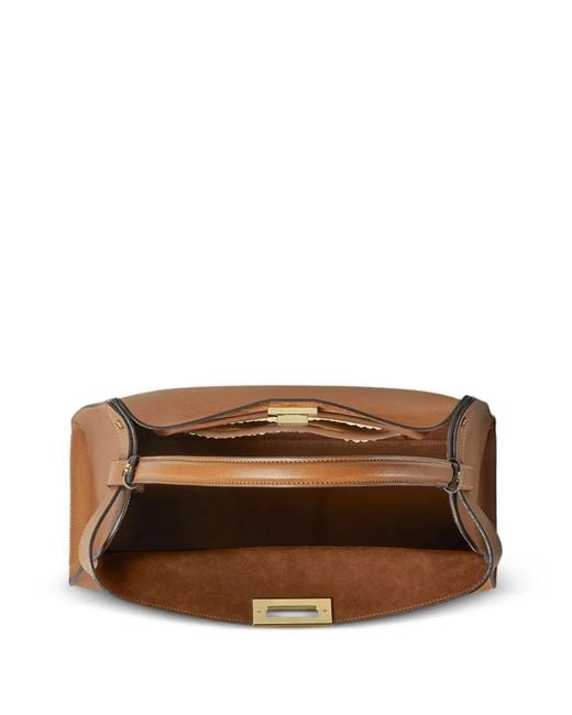 Fendi Brown Medium Way Leather Tote Bag