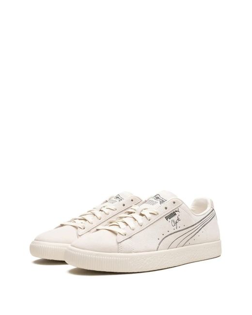 PUMA White Clyde No. 1 Sneakers