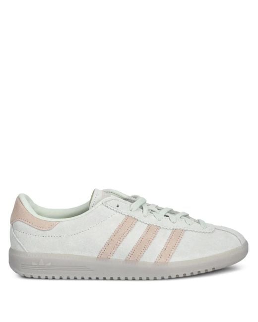Adidas White Bermuda Striped Sneakers