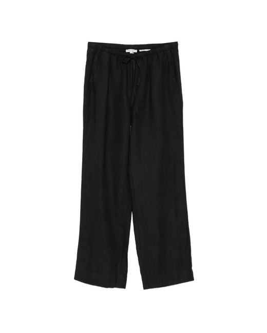 Marc O' Polo Black Drawstring Elasticated-Waistband Trousers