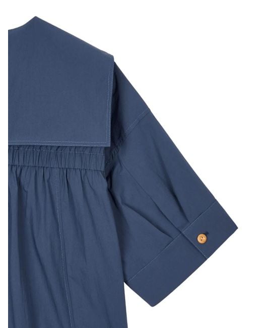 Studio Tomboy X オーバーサイズカラーシャツ Blue