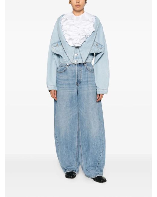 Viktor & Rolf Blue Collared Denim Jacket
