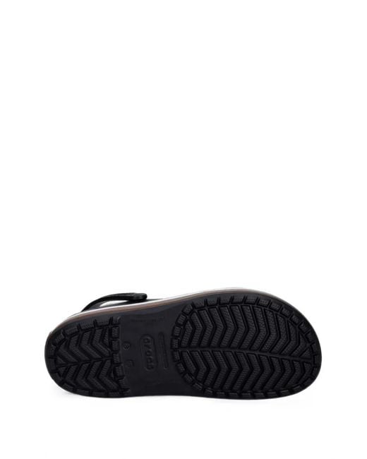 CROCSTM White Crocband Perforated Logo-Patch Clogs