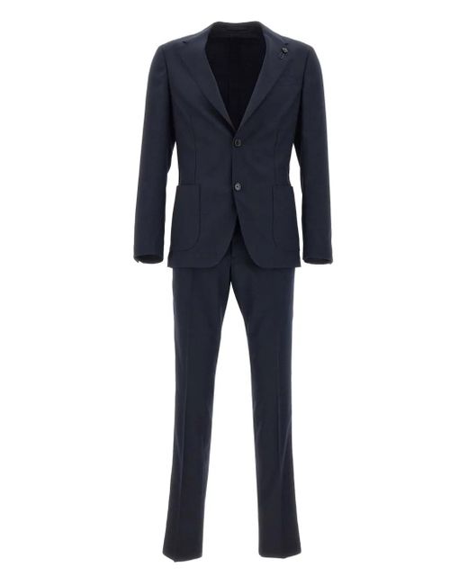 Traje Con Botones Lardini de hombre de color Blue