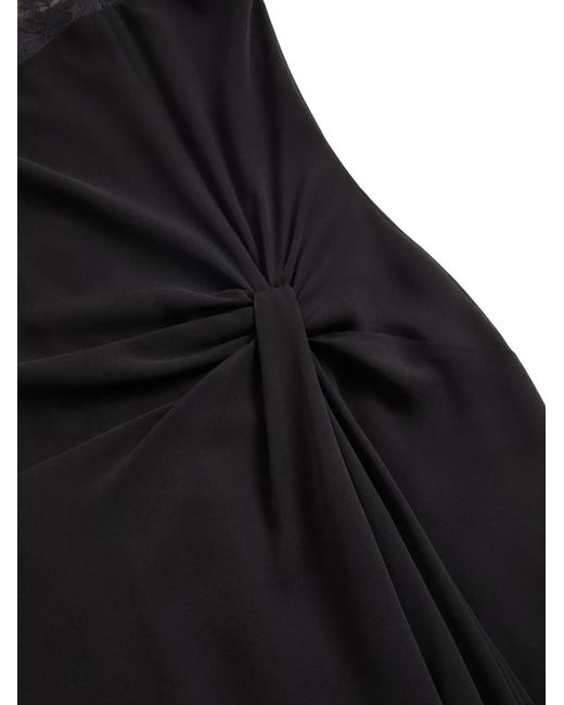 Valentino Garavani Black Georgette Dress