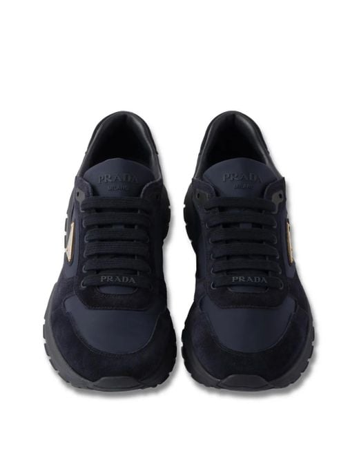 Sneakers Prax 01 Con Inserti di Prada in Blue da Uomo