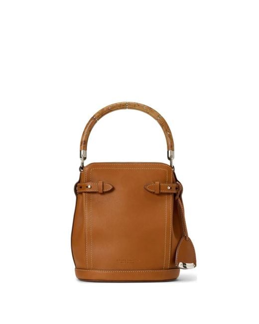 Ralph Lauren Brown The Ralph Bucket Bag