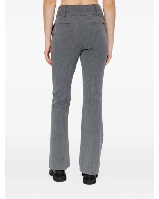 AllSaints Gray Buttoned Trousers
