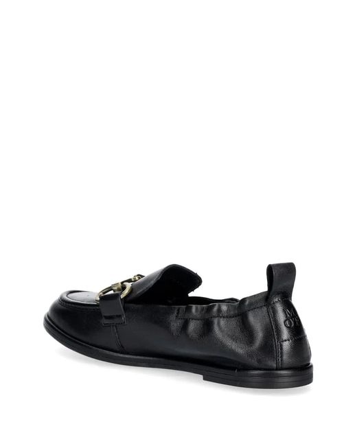 Marc O' Polo Black Elasticated Loafers