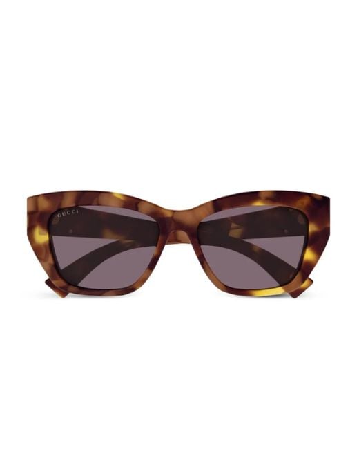 Gucci Brown Interlocking G Sunglasses