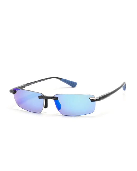 Maui Jim Blue Polarizedplus2 Rectangle-Frame Sunglasses