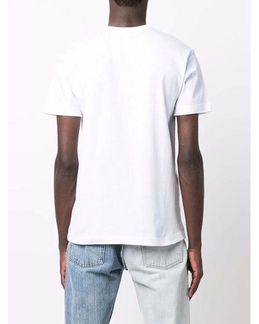 COMME DES GARÇONS PLAY White T108 Classic Red Heart T-shirt for men