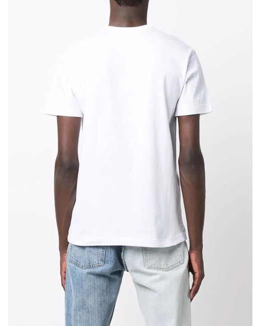 メンズ COMME DES GARÇONS PLAY Comme Des Garçons Play ホワイトレッド Little Heart T シャツ White