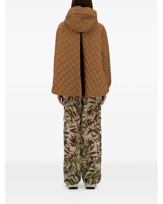 Herno Brown A-Shape Mini Down Jacket For