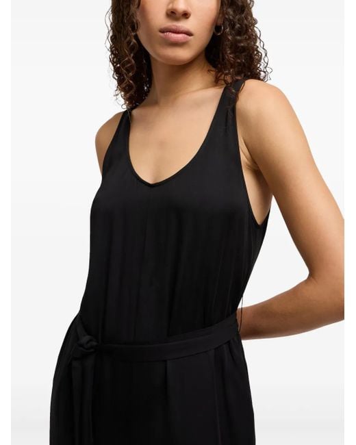 ARMANI EXCHANGE Black Belted Jumpsuit