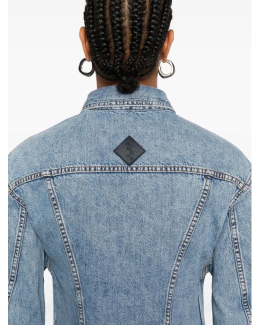Haikure Blue Button-Up Denim Jacket