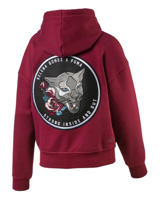 PUMA Red Full Zip Hoodie