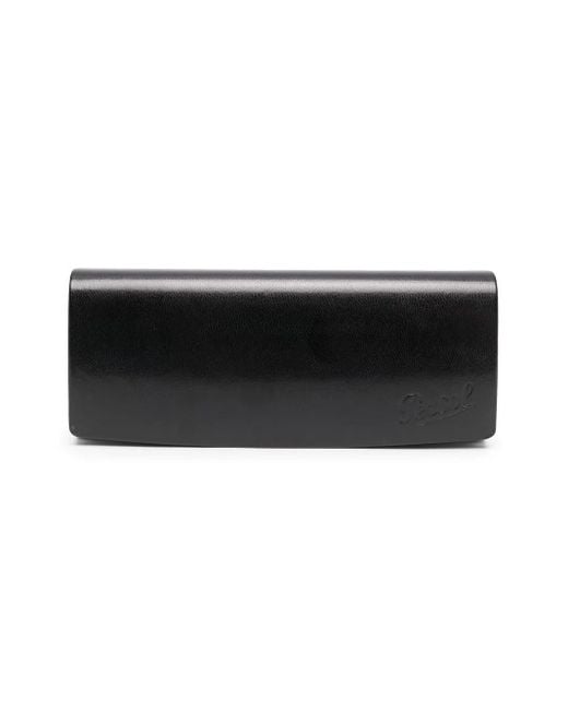 Persol Black Geometric-Frame Glasses for men