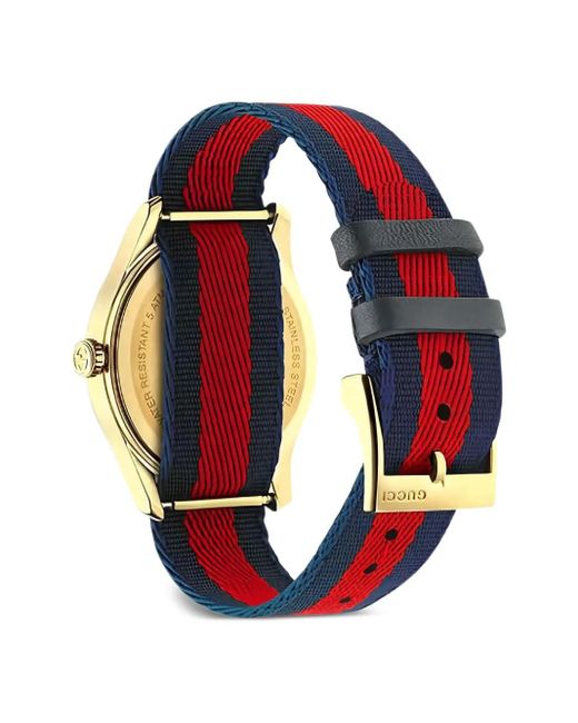 Gucci White G-Timeless 38Mm