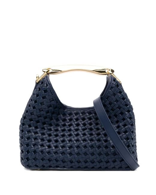 Elleme Blue Petit Sac Cabas Boomerang
